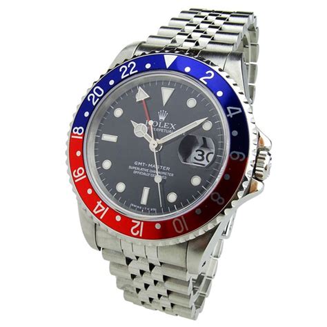 rolex rood blauw|Rolex GMT.